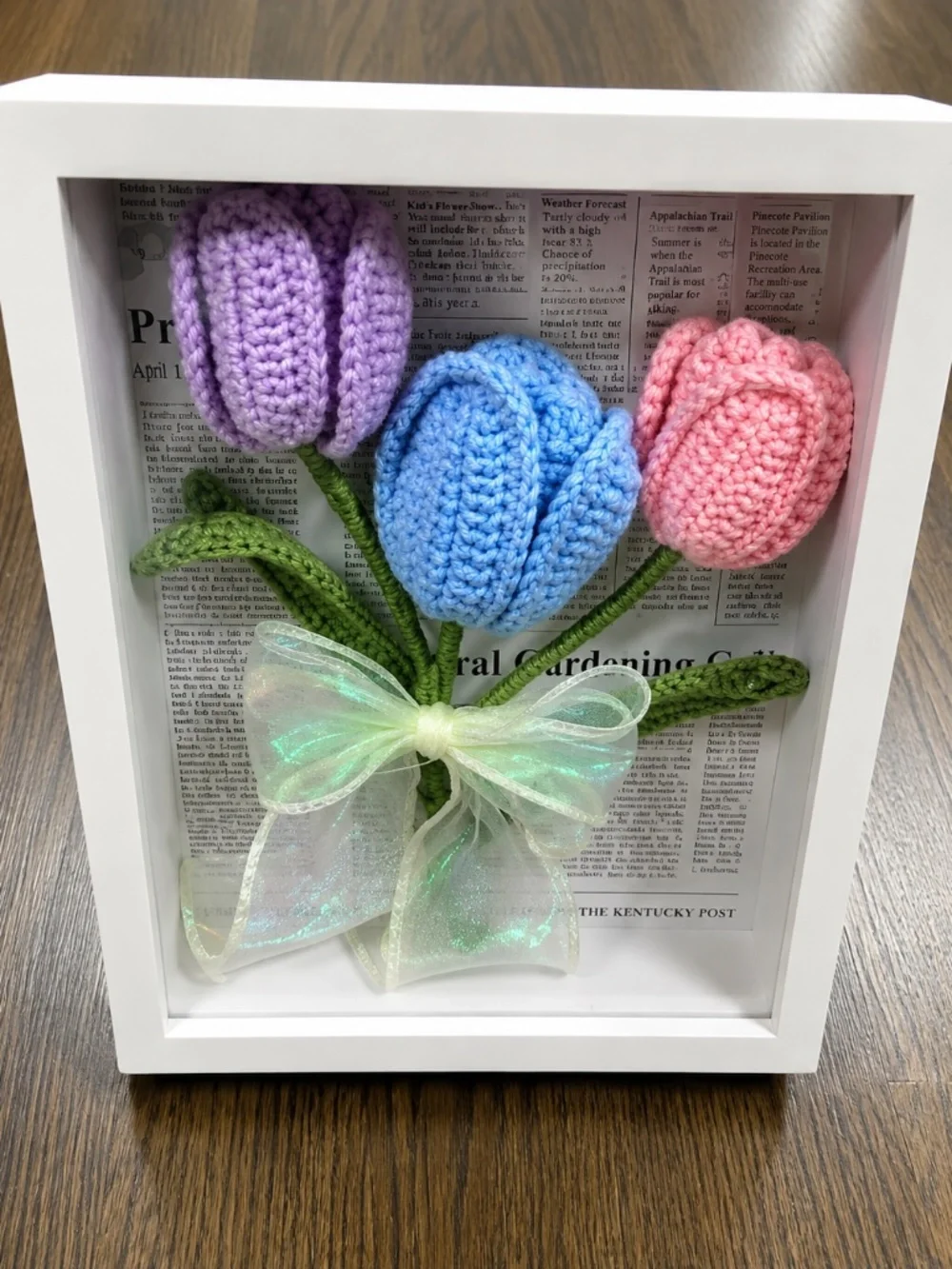 Floral Crochet kit with Photo Frame DIY craft kit